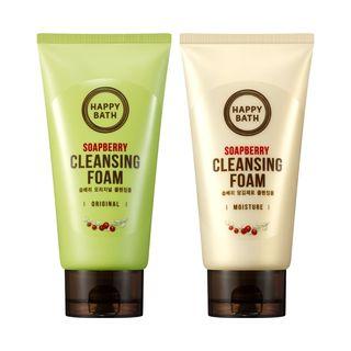 Happy Bath - Soapberry Cleansing Foam - 2 Types Original