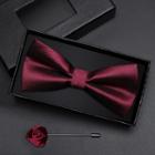 Plain Bow Tie As Shown In Figure - One Size