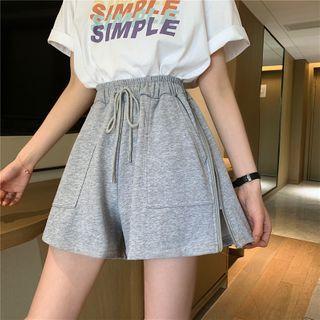 Wide Leg Split  Sports Pants