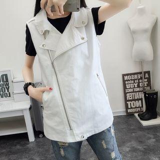 Plain Biker Vest