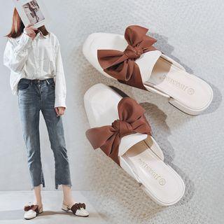 Bow Loafer Mules