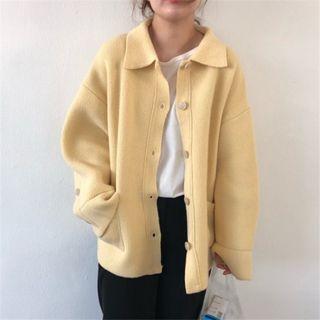 Single Breasted Knit Cardigan