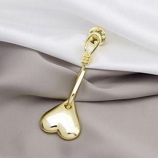 Heart Alloy Brooch