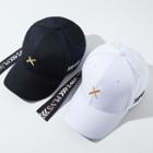 Couple Matching Lettering Strap Embroidered Baseball Cap