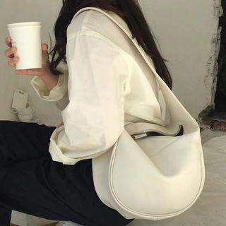Plain Crossbody Hobo Bag