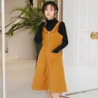 Front Zip Pinafore Dress