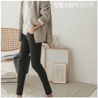 Drop-shoulder Snap-button Jacket