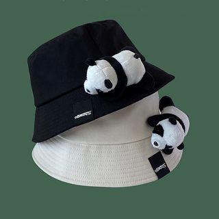 Panda Chenille Bucket Hat