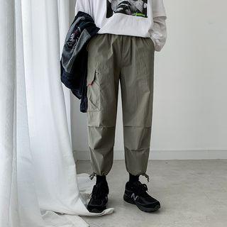 Bungee-cord Cargo Harem Pants