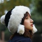 Faux Fur Fleece-lined Hat