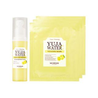 Skinfood - Citron Water C Vita Eye Serum Set : Serum 30ml + Eye Mask 3pcs