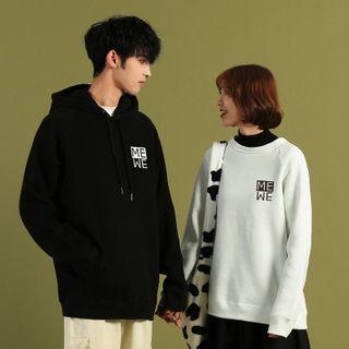 Couple Matching Letter Hoodie / Sweatshirt