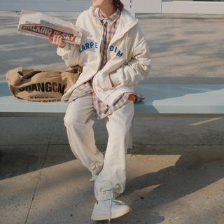 Lettering Jacket / Sweatpants