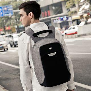 Two-tone Oxford Backpack