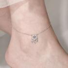 Dream Catcher Anklet 925 Sterling Silver - As Shown In Figure - One Size