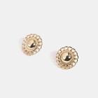 Alloy Flower Earring 1 Pair - Gold - One Size