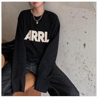 Lettering Long -sleeve T-shirt