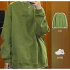 Round-sleeve Sweatshirt As Shown In Figure - One Size