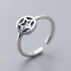 925 Sterling Silver Star Open Ring S925 Silver - Ring - One Size