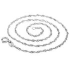 Plain Necklace Wavy - 40cm