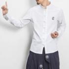 Chinese Character Frog Buttoned Shirt