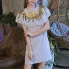 Sequined Shift Dress