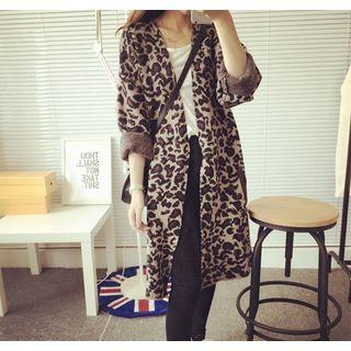 Leopard Long Cardigan