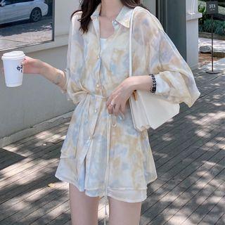 Set: Tie-dyed Shirt + Shorts