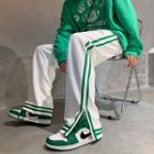 Zip Hem Loose Fit Pants