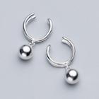 925 Sterling Silver Bead Dangle Earring 1 Pair - S925 Silver - One Size
