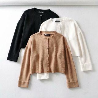 Crop Knit Cardigan