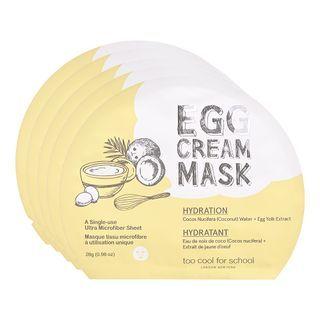 Too Cool For School - Egg Cream Mask Set - 4 Types Firming