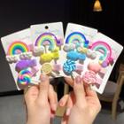 Set: Rainbow / Cloud / Lollipop Hair Clip