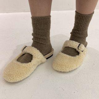 Belted Dumble Slippers