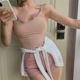 Plain Slim Fit Pinafore Dress
