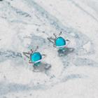 Planet Stud Earring 1 Pair - As Shown In Figure - One Size