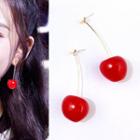 Cherry Drop Earring As Shown In Figure - One Size