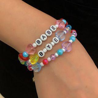 Alphabet Bead Bracelet