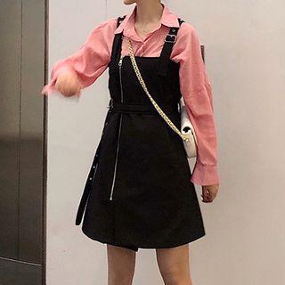 Zip A-line Jumper Dress