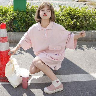 Loose-fit Long Polo Shirt