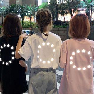 Short-sleeve Reflective Star T-shirt