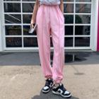 Overlock-stitched Jogger Pant