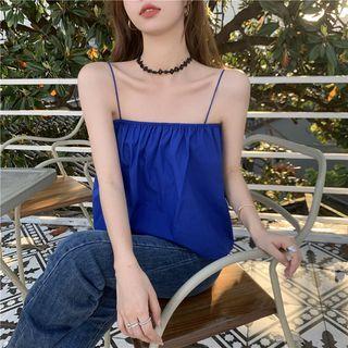 Plain Camisole Top Sapphire Blue - One Size