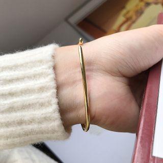 Triangular Bangle S092 - Gold - One Size