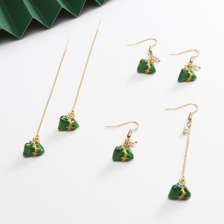 Dumpling Drop Earring / Clip-on Earring