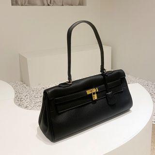 Belted Padlock Satchel