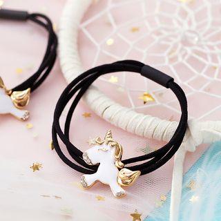 Alloy Unicorn Hair Tie As Shown In Figure - One Size