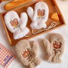 Animal Chenille Mittens