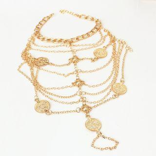 Coin Layered Anklet