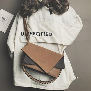Asymmetric Flap Crossbody Bag